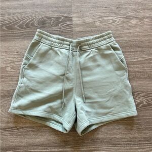 lululemon athletica Sage Green Drawstring Athletic Shorts
